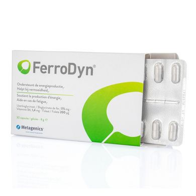 Диетическая добавка при анемии Metagenics FerroDyn 30 капсул - основное фото