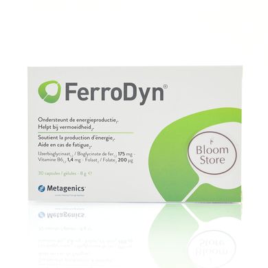 Диетическая добавка при анемии Metagenics FerroDyn 30 капсул - основное фото