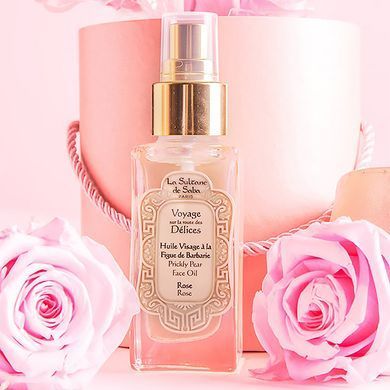 Масло для лица с опунцией и ароматом розы La Sultane De Saba Prickly Pear Face Oil 50 мл - основное фото