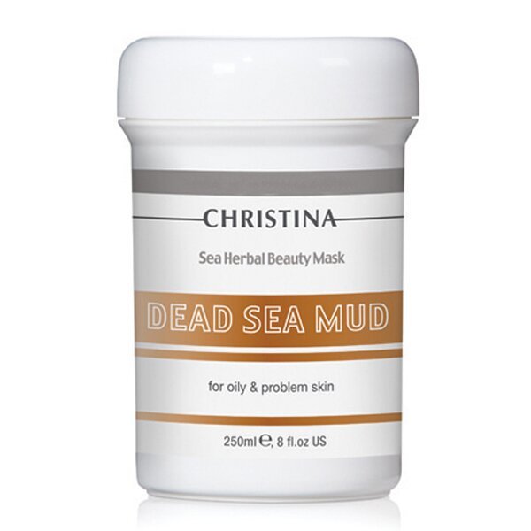 Маска с грязью Мертвого моря для жирной кожи Christina Sea Herbal Beauty Dead Sea Mud Mask 250 мл - основное фото