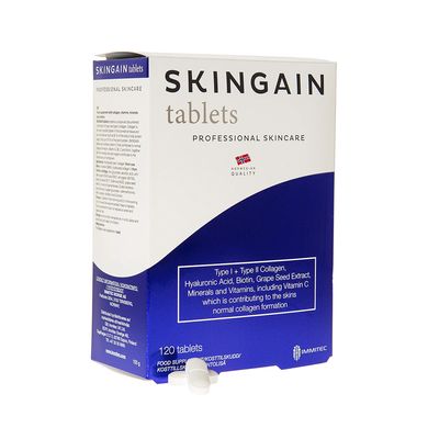 Колагенові капсули Skingain Tablets Professional Skincare 120 капсул - основне фото