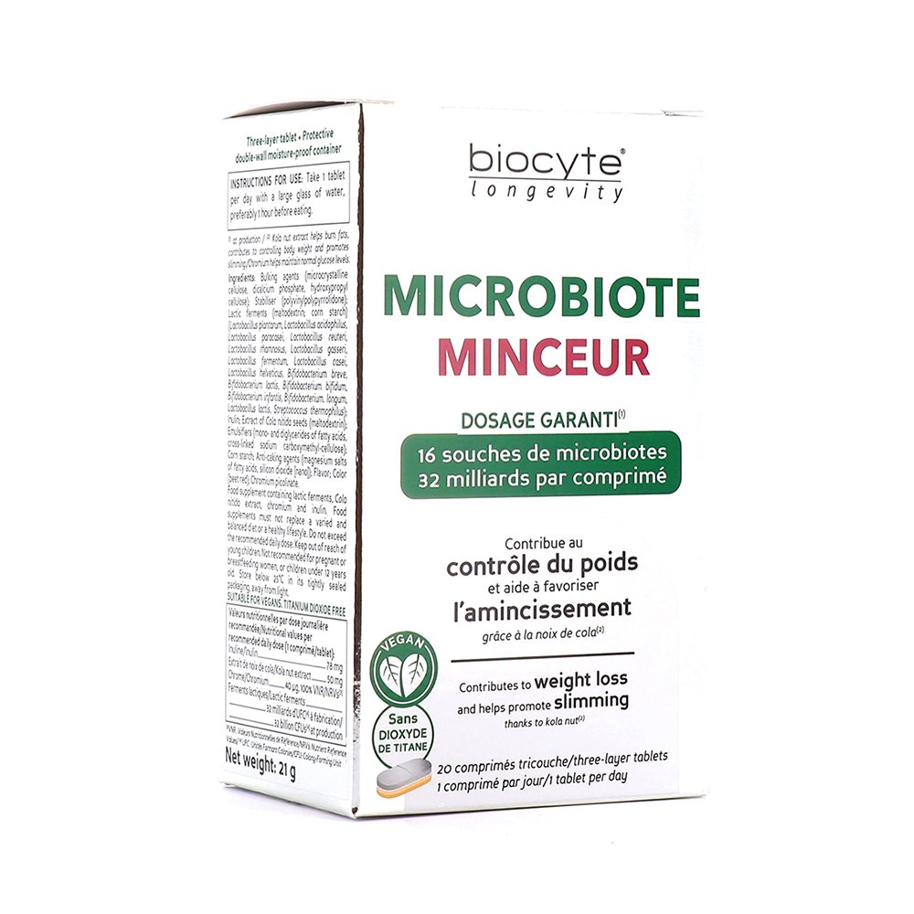 Харчова добавка для схуднення Biocyte Microbiote Minceur 20 шт - основне фото