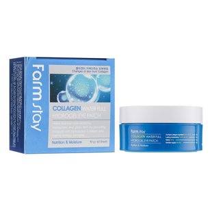 Гидрогелевые патчи для кожи вокруг глаз FarmStay Collagen Water Full Hydrogel Eye Patch 60 шт - основное фото