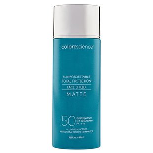 Солнцезащитный крем для лица с матирующим эффектом SPF 50 Colorescience Sunforgettable Face Shield Matte SPF 50 55 мл - основное фото