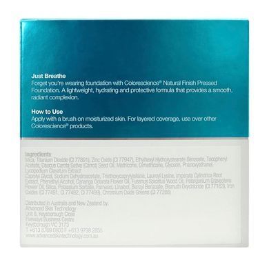 Пресована пудра SPF 20 ColoreScience Natural Finish Pressed Foundation SPF 20 Light Ivory 12 г - основне фото