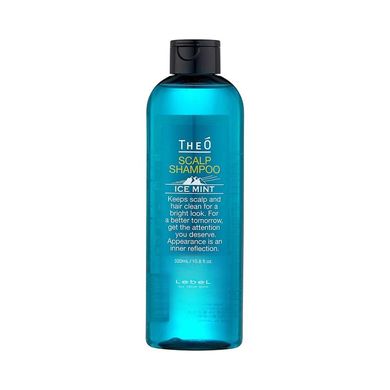 Охолоджувальний шампунь для чоловіків Lebel TheO Scalp Shampoo Ice Mint 320 мл - основне фото