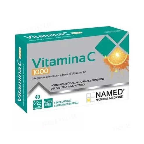 Дієтична добавка вітамін C NAMED NATURAL MEDICINE Vitamin C Т 40 шт - основне фото