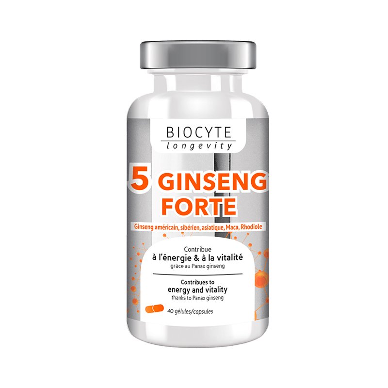 Харчова добавка для імунітету Biocyte 5 Ginseng Forte 40 шт - основне фото