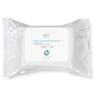 Очищающие салфетки для жирной и проблемной кожи Obagi SUZAN OBAGI MD Acne Cleansing Wipes 25 шт - основное фото