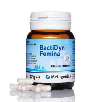 Диетическая добавка Metagenics BactiDyn Femina 60 капсул - основное фото