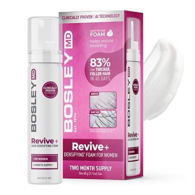Жіноча піна для зміцнення волосся BosleyMD Women's Revive+ Densifying Treatment Foam 60 г - основне фото