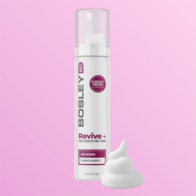 Жіноча піна для зміцнення волосся BosleyMD Women's Revive+ Densifying Treatment Foam 60 г - основне фото