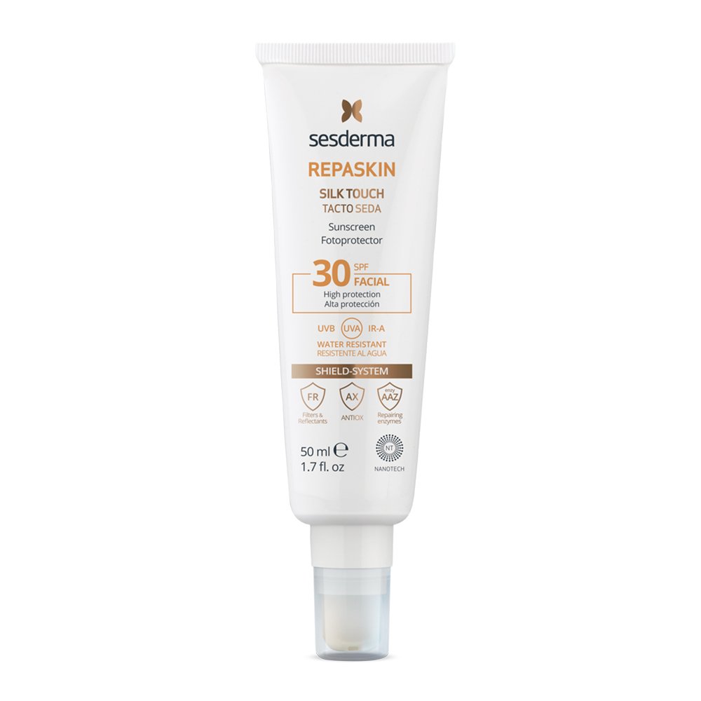 Солнцезащитный крем для лица SPF 30 «Шелковое прикосновение» Sesderma Repaskin Silk Touch SPF 30 50 мл - основное фото