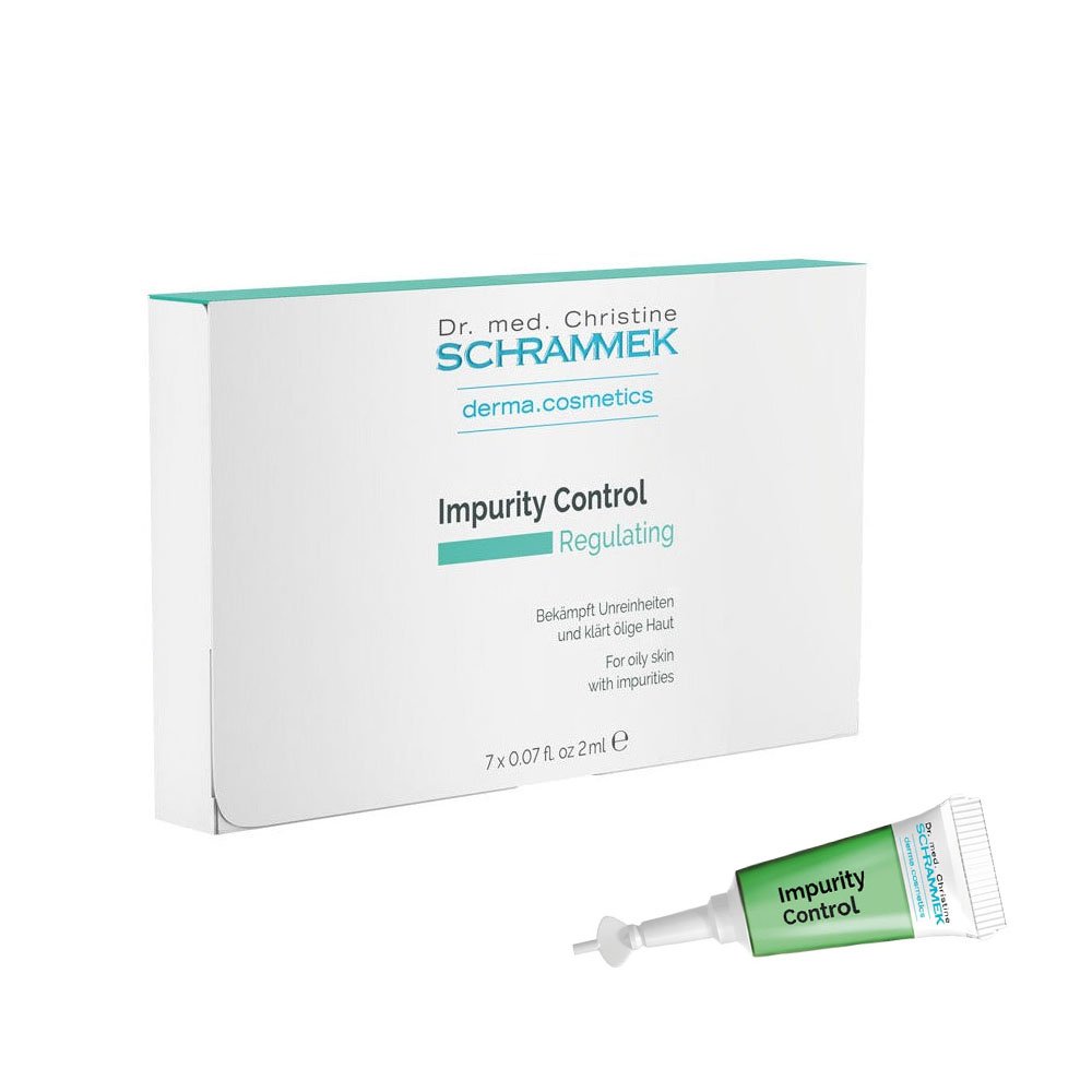 Себорегулювальний матуючий ампульний концентрат для жирної та проблемної шкіри Dr.Schrammek Impurity Control Ampoule 7x2 мл - основне фото
