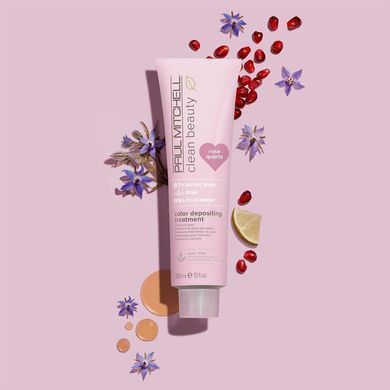 Тонирующая маска &laquo;Розовый кварц&raquo; Paul Mitchell Clean Beauty Color Depositing Treatment Rose Quartz 150 мл - основное фото
