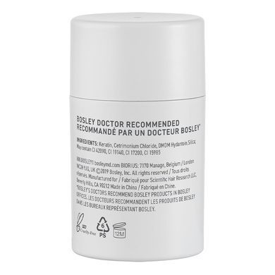 Кератиновые волокна (чёрный) BosleyMD Bos Volumize Hair Thickening Fibers Black 12 г - основное фото