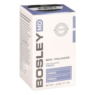 Кератиновые волокна (чёрный) BosleyMD Bos Volumize Hair Thickening Fibers Black 12 г - основное фото
