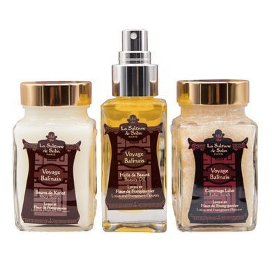 Подарочный набор для тела &laquo;Бали&raquo; La Sultane De Saba Voyage Balinais Body Gift Set with Scrub - основное фото