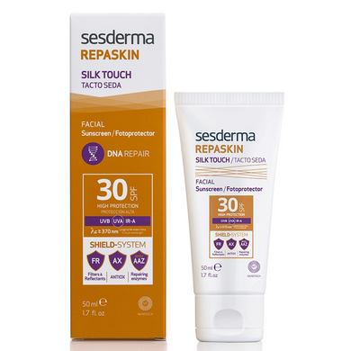 Сонцезахисний крем для обличчя SPF 30 «Шовковий дотик» Sesderma Repaskin Silk Touch SPF 30 50 мл - основне фото