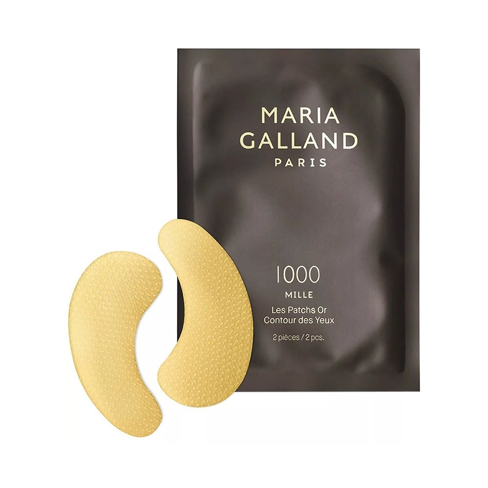 Золотые патчи для глаз Maria Galland 1000 Mille The Eye Contour Patches 1x2 мл - основное фото