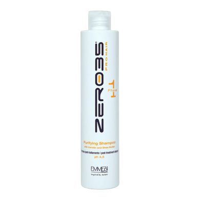 Шампунь для фарбованого волосся безсульфатний Фаза 1 Emmebi Italia Zer035 ProHair Purifying Shampoo 250 мл - основне фото