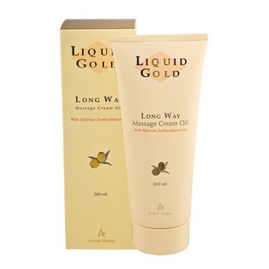 Крем для масажу Anna Lotan Liquid Gold Long Way Massage Cream Oil 200 мл - основне фото