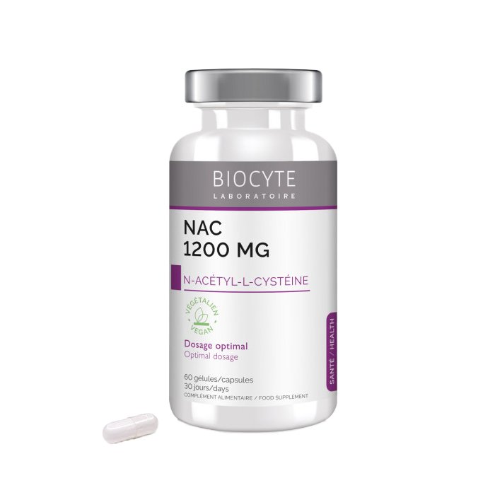 Харчова добавка з глутатіоном Biocyte NAC 1200 60 шт - основне фото