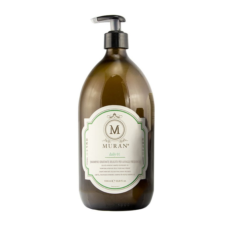 Зволожувальний шампунь для всіх типів волосся Muran Daily 01 Delicate Moisturizing Shampoo 1000 мл - основне фото