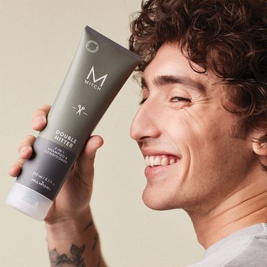 Чоловічий шампунь і кондиціонер 2 в 1 Paul Mitchell Mitch Double Hitter 2 in 1 Shampoo & Conditioner 250 мл - основне фото