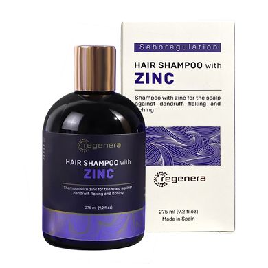 Себорегулирующий шампунь с цинком Regenera Hair Shampoo With Zinc 275 мл - основное фото