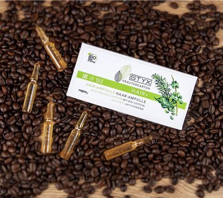Ампулы против выпадения волос с био-кофеином Styx Naturсosmetic Hair-Ampoule Mit Bio-Coffein 10x2 мл - основное фото