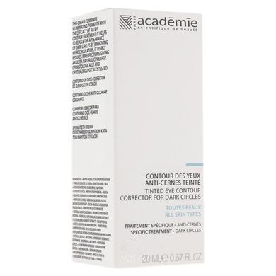 Крем-корректор против тёмных кругов вокруг глаз Academie Tinted Eye Contour Corrector For Dark Circles 20 мл - основное фото