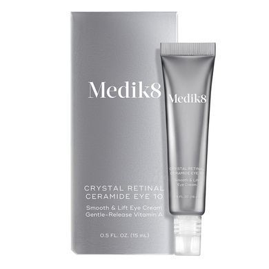 Крем для очей з ретиналем 0,1% Medik8 Crystal Retinal Ceramide Eye 10 Smooth & Lift Eye Cream 15 мл - основне фото