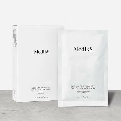 Увлажняющая минеральная тканевая маска Medik8 Ultimate Recovery Bio-Cellulose Mask 6 шт - основное фото