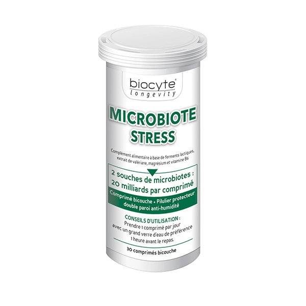 Пищевая добавка для уменьшения стресса Biocyte Microbiote Stress 30 шт - основное фото