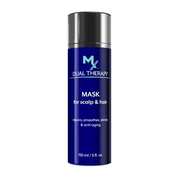 Восстанавливающая антивозрастная маска для волос и кожи головы Mediceuticals MX Dual Therapy Unique Mask for Healthy Hair and Scalp 150 мл