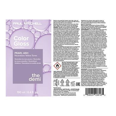 Пигментный блеск для волос &laquo;Жемчужно-пепельный&raquo; Paul Mitchell The Demi Color Gloss Pearl Ash 190 мл - основное фото