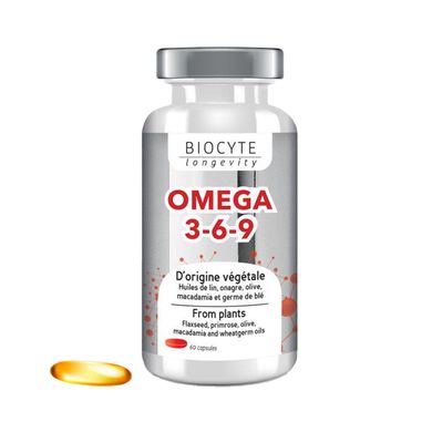 Пищевая добавка для улучшения общего состояния Biocyte Omega 3-6-9 60 шт - основное фото