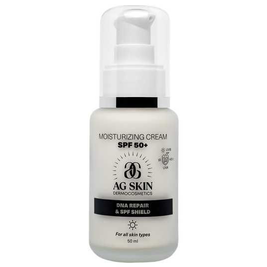 and A サンリフト美容クリーム ᐉ AG SKIN DNA Repair & SPF Shield Moisturising Cream SPF 50+ 50