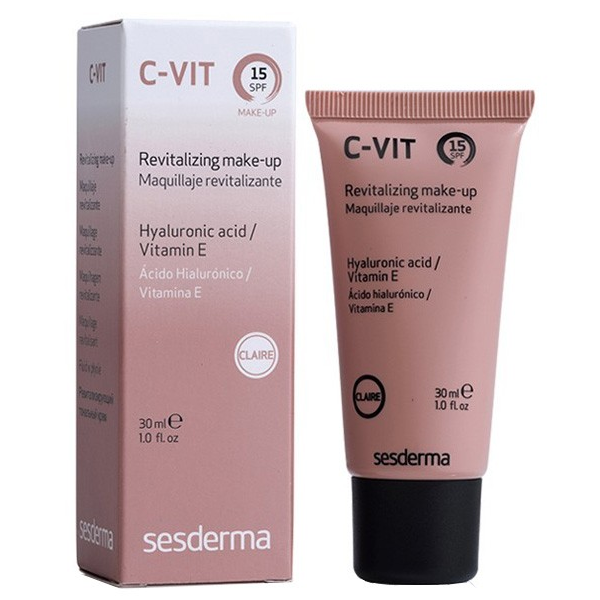Солнцезащитный тональный крем с SPF 15 Sesderma C-Vit Revitalizing Make-up SPF 15 30 мл - основное фото