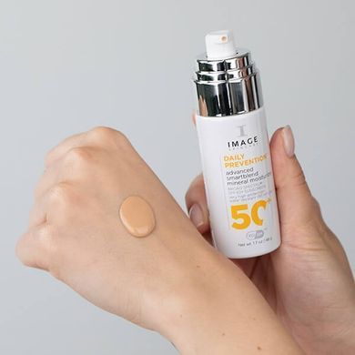 Сонцезахисний крем SPF 50 Image Skincare Daily Prevention Advanced Smartblend Mineral Moisturizer SPF 50+ 48 г - основне фото