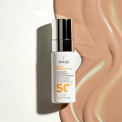 Сонцезахисний крем SPF 50 Image Skincare Daily Prevention Advanced Smartblend Mineral Moisturizer SPF 50+ 48 г - основне фото