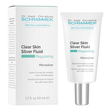 Противовоспалительный флюид-корректор Dr.Schrammek Clear Skin Silver Fluid 50 мл - основное фото