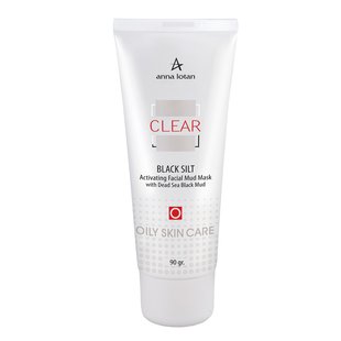 Маска «Чорна перлина» Anna Lotan Clear Black Silt Natural Activating Facial Mask 90 мл - основне фото