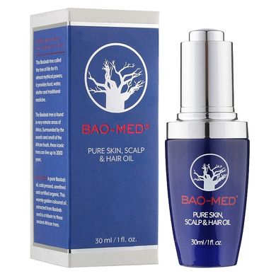 Масло для тела, волос и кожи головы Mediceuticals Bao-Med Pure Skin, Scalp & Hair Oil 30 мл - основное фото