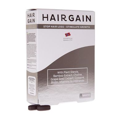 Пищевая добавка для роста волос Hairgain 60 шт - основное фото