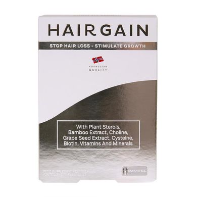 Харчова добавка для росту волосся Hairgain 60 шт - основне фото