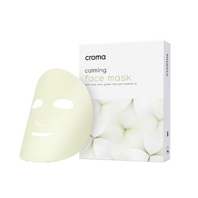 Заспокійлива маска Croma Calming Face Mask Green Tea 8 шт - основне фото