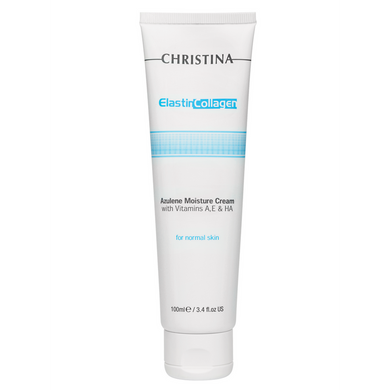Увлажняющий крем для нормальной кожи «Эластин, коллаген, азулен» Christina Elastin Collagen Azulene Moisture Cream 100 мл - основное фото