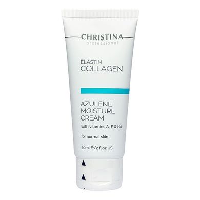 Зволожувальний крем для нормальної шкіри «Еластин, колаген, азулен» Christina Elastin Collagen Azulene Moisture Cream 60 мл - основне фото
